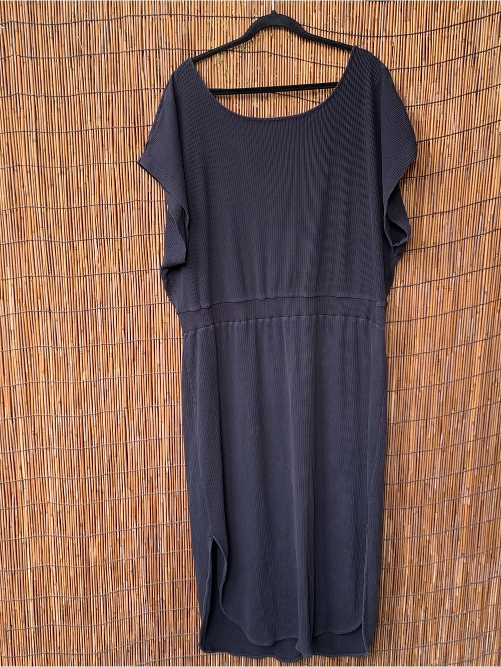 Daily Practice by Anthropologie Dolman-sleeved MIDI Dress Black 2X